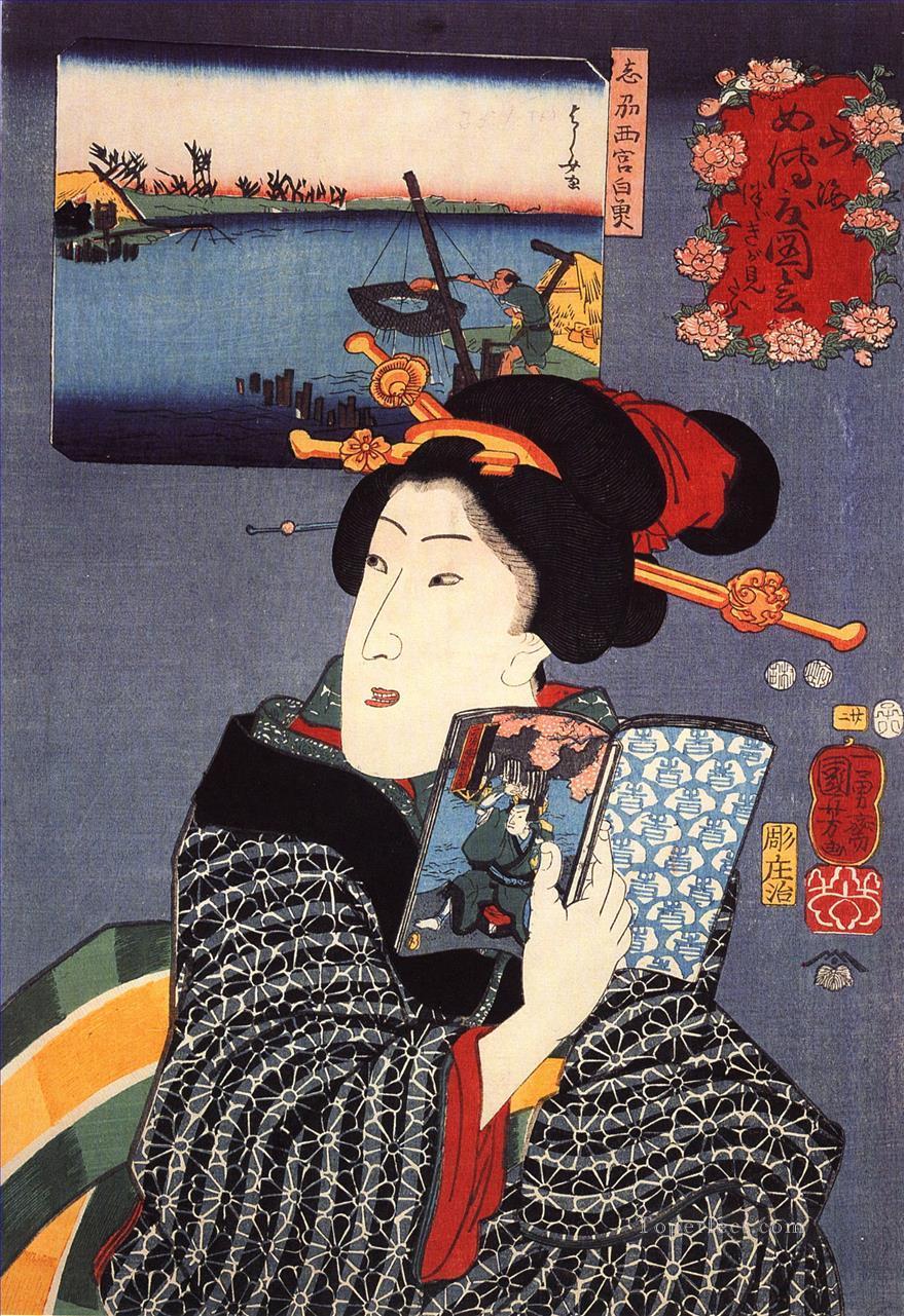 women 10 Utagawa Kuniyoshi Japanese Oil Paintings